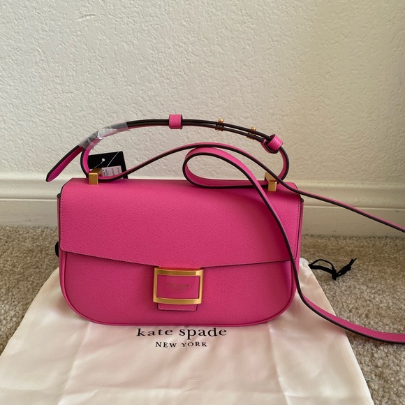 NWT Kate Spade Katy Textured Leather Medium Convertible Shoulder Bag - Picture 6 of 7